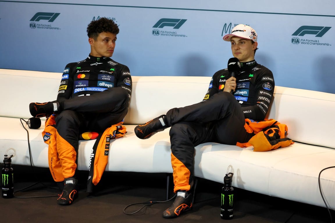 Lando Norris and Oscar Piastri, McLaren, F1