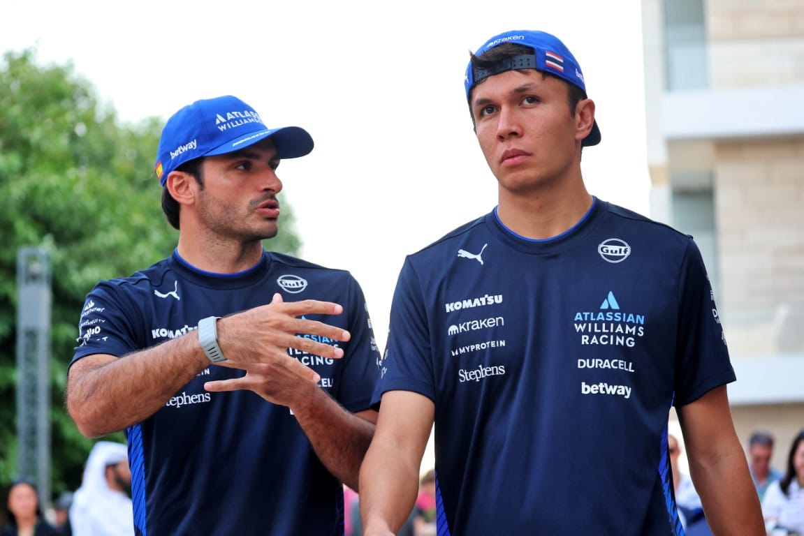 Carlos Sainz and Alex Albon, Williams, F1